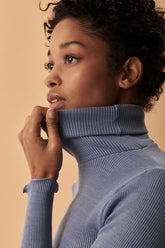 MAGLIA AUTUNNO/INVERNO DONNA  CELESTE